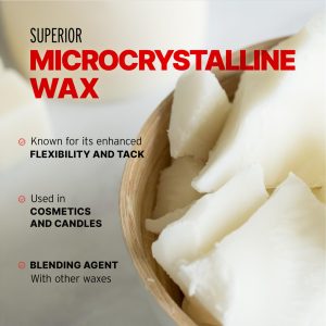 Microcrystalline Wax – Cosmetic Grade Crystalline Wax for Lipsticks, Lip Balms & Skincare Formulations