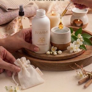 Jasmine Fragrance Oil – Rich Floral Sweet Aroma for Candles, Soap & Perfume Making