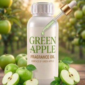 Green Apple Fragrance Oil – Fresh Fruity Crisp Aroma for Candles, Soap & Perfume Making