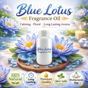 Blue Lotus Fragrance Oil – Exotic Floral Aroma Oil for Candle Making, Soap Making, Wax Melts, Diffusers & DIY Skincare Products