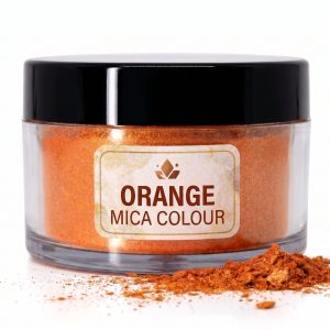 Premium Orange Colour Mica Powder Set for Resin, Soap & Candle Making – Highly Pigmented, Non-Toxic, Shimmer Pigment Powder for DIY Crafts, Epoxy, Nail Art & Cosmetic Use
