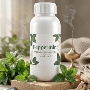Peppermint Fragrance Oil – Cool Fresh Minty Invigorating Aroma for Candles, Soap & Perfume Making