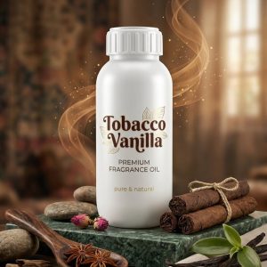 Tobacco Vanilla Fragrance Oil – Warm Sweet Smoky Luxury Aroma for Candles, Soap & Perfume Making