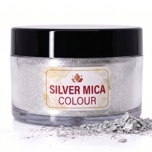 Premium Silver Colour Mica Powder Set for Resin, Soap & Candle Making – Highly Pigmented, Non-Toxic, Shimmer Pigment Powder for DIY Crafts, Epoxy, Nail Art & Cosmetic Use