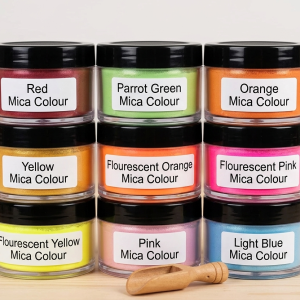 Premium Mica Powder Colour Set for Resin, Soap & Candle Making – Highly Pigmented, Non-Toxic, Shimmer Pigment Powder for DIY Crafts, Epoxy, Nail Art & Cosmetic Use