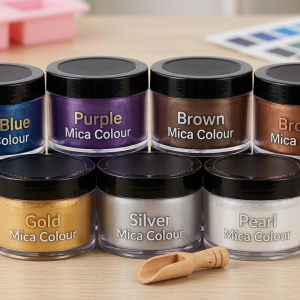 Premium Mica Powder Colour Set for Resin, Soap & Candle Making – Highly Pigmented, Non-Toxic, Shimmer Pigment Powder for DIY Crafts, Epoxy, Nail Art & Cosmetic Use