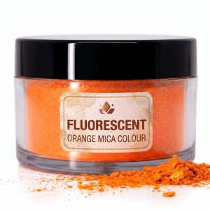 Premium Flourcent Orange Colour Mica Powder Set for Resin, Soap & Candle Making – Highly Pigmented, Non-Toxic, Shimmer Pigment Powder for DIY Crafts, Epoxy, Nail Art & Cosmetic Use