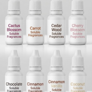 Luxury Water Soluble Fragrances for Cosmetics, Skincare, Candles & Personal Care Formulations