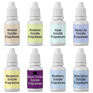 Luxury Water Soluble Fragrances for Cosmetics, Skincare, Candles & Personal Care Formulations