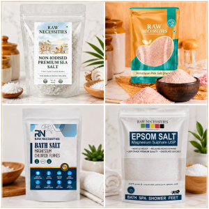 Premium Salt Cosmetic Grade – Bath Soak, Foot Soak, Muscle Relaxation, Skincare & Personal Care Raw Material