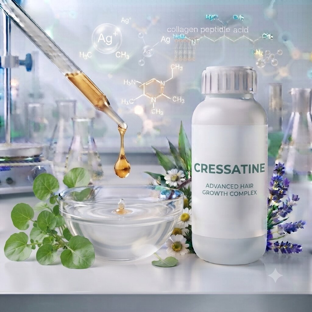 Cressatine Chemical – Natural Hair Care Active for Hair Strength, Density & Scalp Care Formulations - Image 1