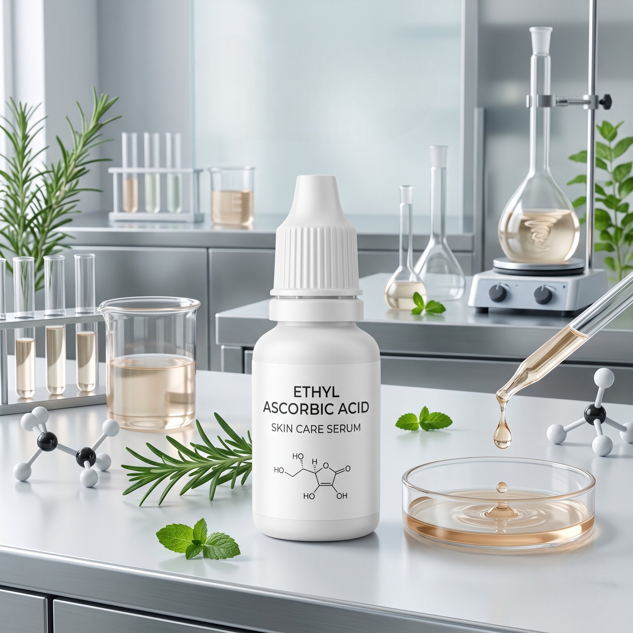 Ethyl Ascorbic Acid Liquid Stable Vitamin C Derivative for Brightening, Antioxidant & Advanced Skincare Formulations - Image 2