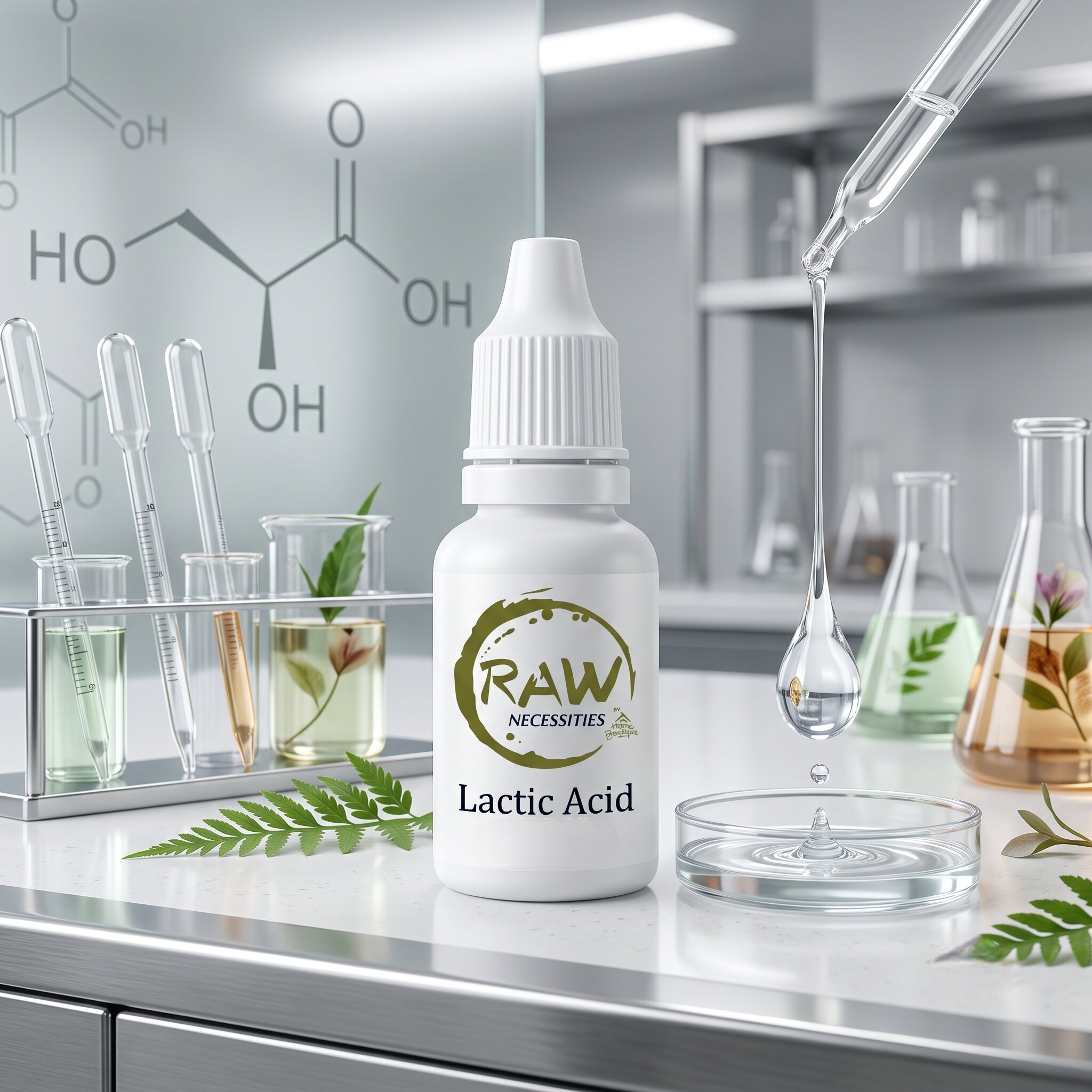Lactic Acid Alpha Hydroxy Acid (AHA) for Gentle Exfoliation, Skin Smoothing, Hydration & pH Adjustment in Cosmetic Formulations - Image 2