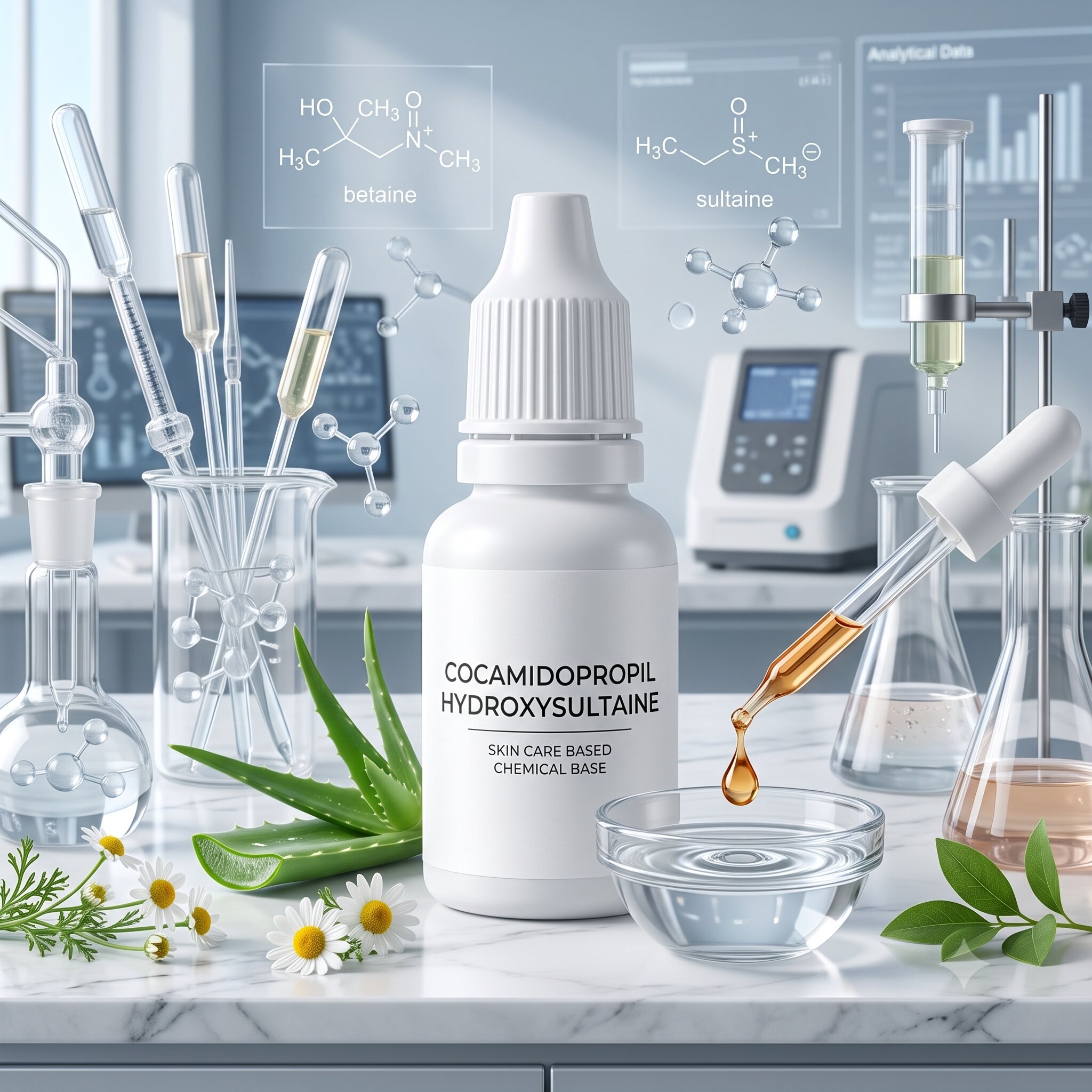 Cocamidopropyl Hydroxysultaine Chemical – Mild Amphoteric Surfactant & Foam Booster for Shampoos, Face Wash and Personal Care Formulations - Image 2