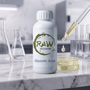 Glycolic Acid Premium AHA Exfoliating Active for Skin Renewal, Smoother Texture & Radiance-Focused Cosmetic Formulations