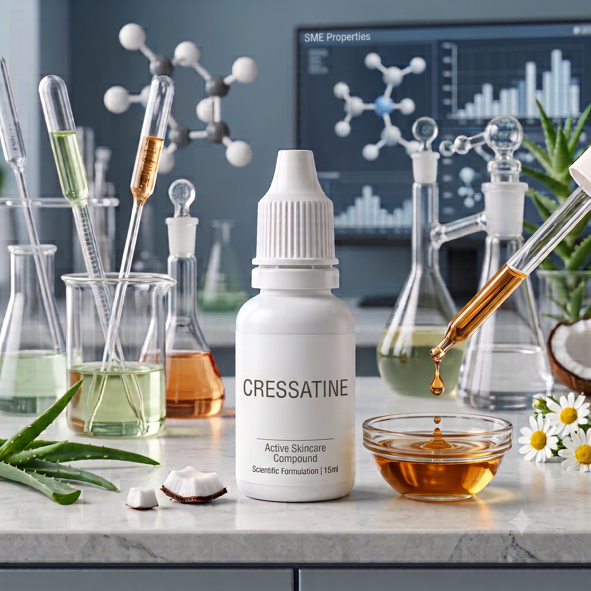 Cressatine Chemical – Natural Hair Care Active for Hair Strength, Density & Scalp Care Formulations - Image 2