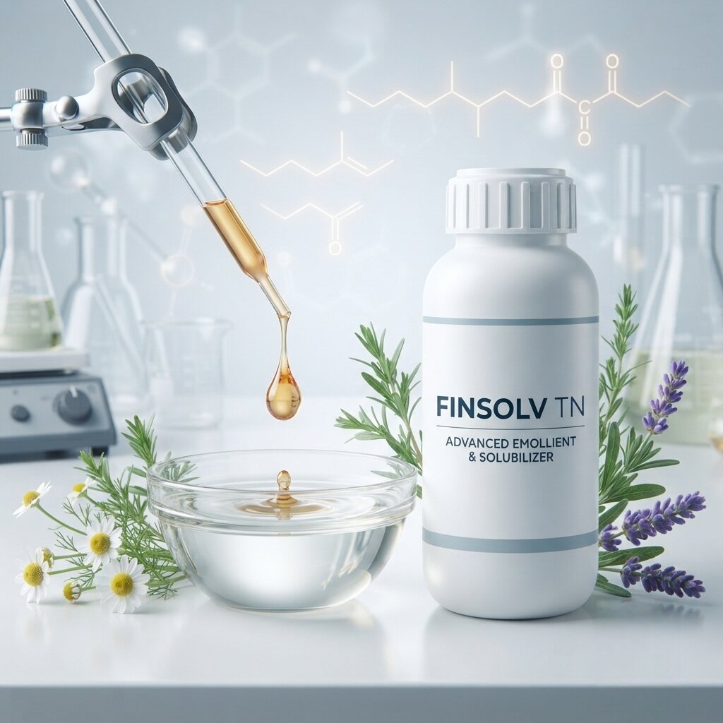 Finsolv TN Lightweight Emollient & Solvent for Skincare, Sun Care, Makeup & Personal Care Formulations - Image 1