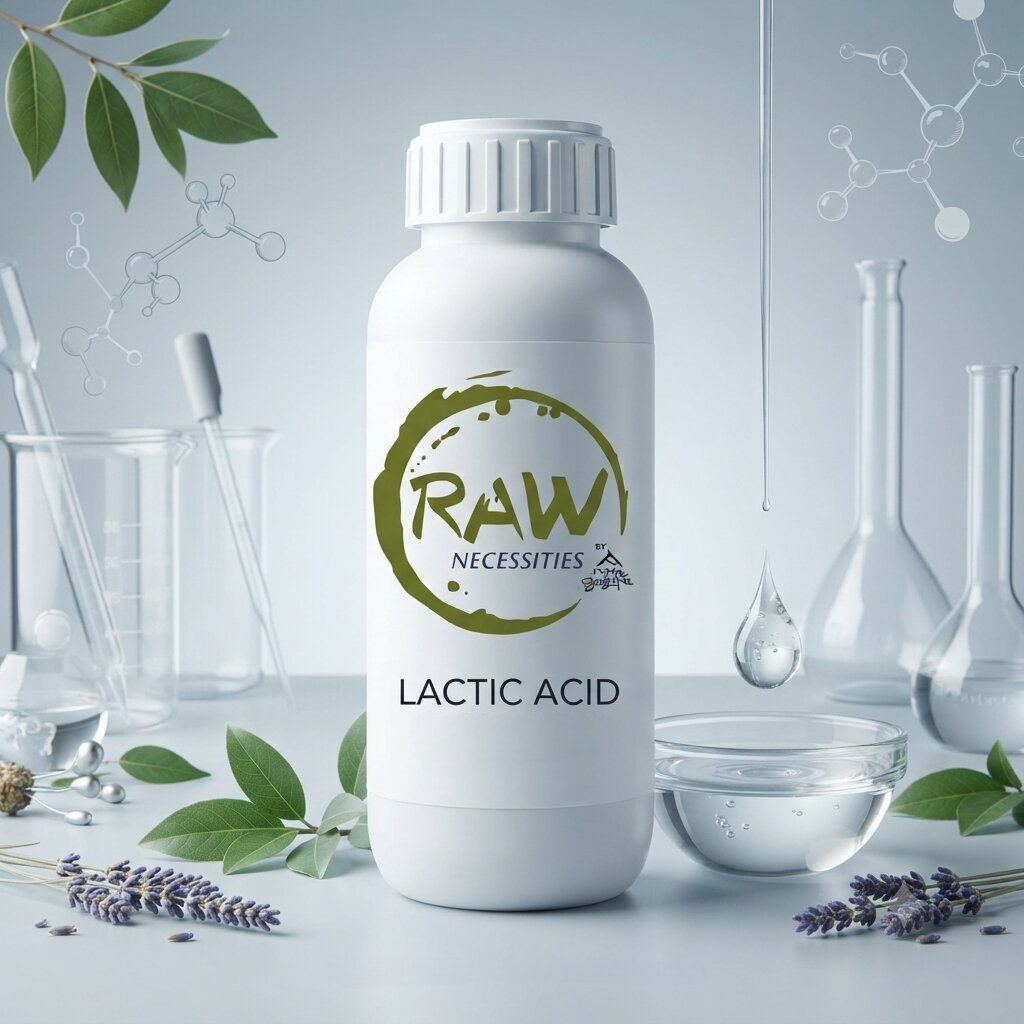 Lactic Acid Alpha Hydroxy Acid (AHA) for Gentle Exfoliation, Skin Smoothing, Hydration & pH Adjustment in Cosmetic Formulations - Image 1