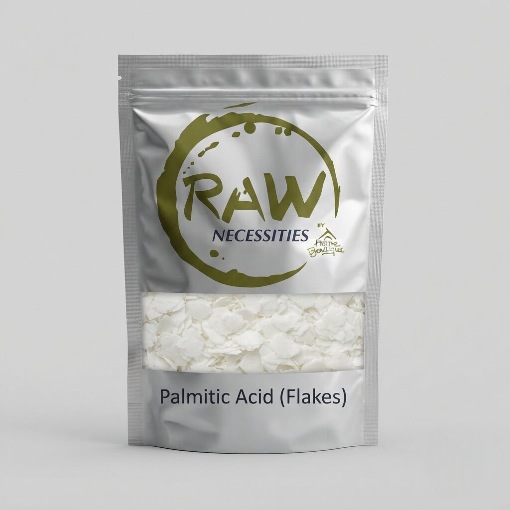 Palmitic Acid Flakes – Cosmetic & Personal Care Raw Material for Creams, Lotions, Soaps and Formulations - Image 1