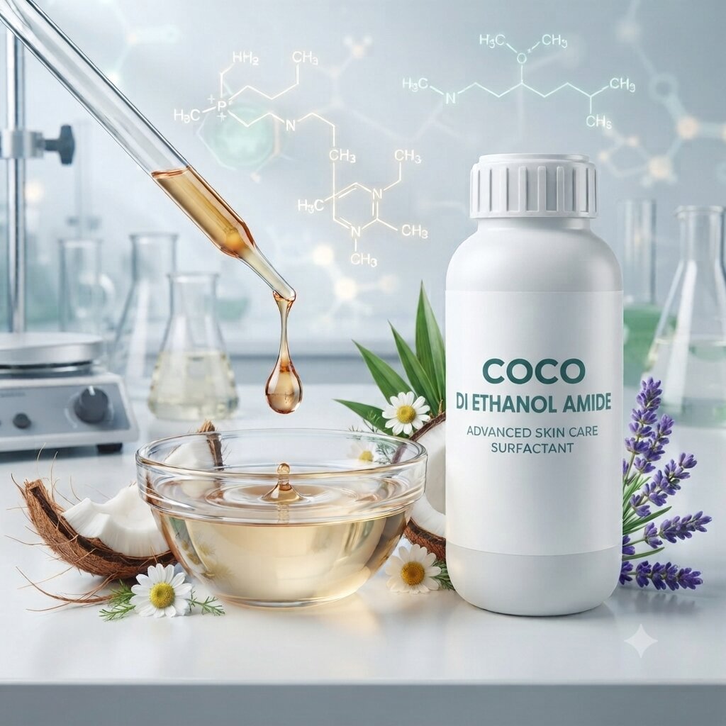 Coco Di Ethanol Amide (CDEA) Chemical – Foam Booster, Viscosity Enhancer & Surfactant for Shampoo, Liquid Soap and Personal Care Formulations - Image 1