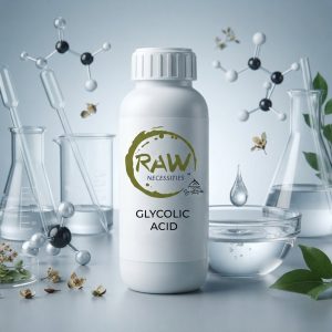 Glycolic Acid Premium AHA Exfoliating Active for Skin Renewal, Smoother Texture & Radiance-Focused Cosmetic Formulations