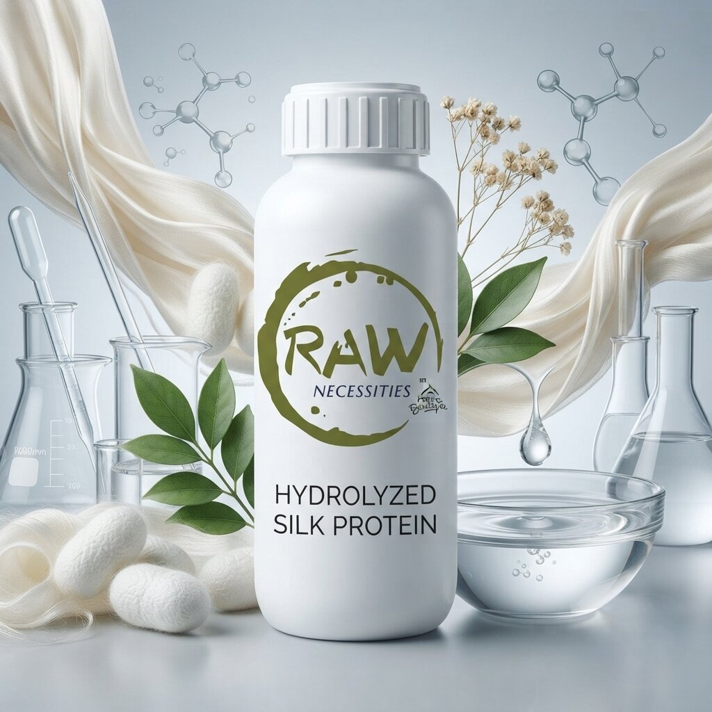 Hydrolyzed Silk Protein Premium Liquid Silk Protein for Hair Conditioning, Smoothness, Moisture Support & Skin Care Formulations - Image 1