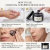 Charcoal Scrubbing Beads 60/40 – Cosmetic Grade Exfoliating Beads for Face Wash, Scrubs & Personal Care Products - Thumbnail Image 3