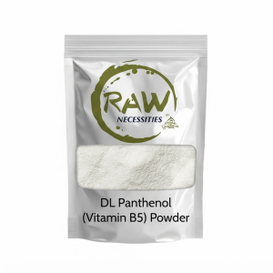 DL Panthenol (Vitamin B5) Powder – Cosmetic-Grade Pro-Vitamin B5 for Hair Care, Skin Care, Moisturizers, Shampoos & Personal Care Formulations